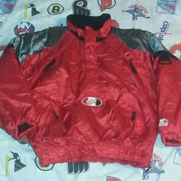 1998 Starter Vintage Detroit Red Wings Jacket Coat